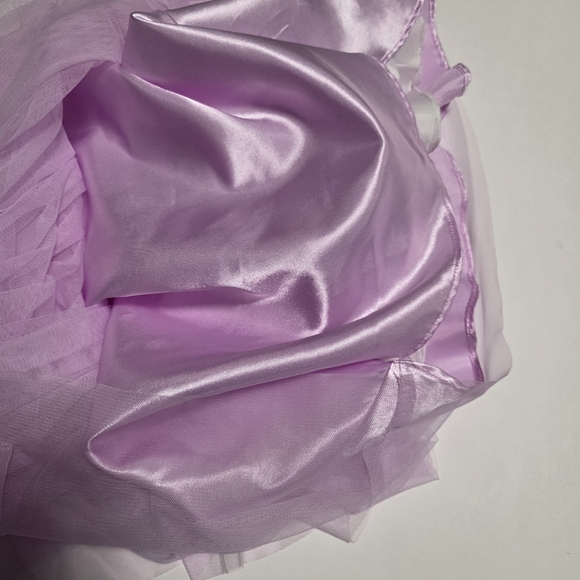 Jona Michelle Pastel Floral Dress with Lavender Tulle, Girls' Size 3T - Picture 9 of 10